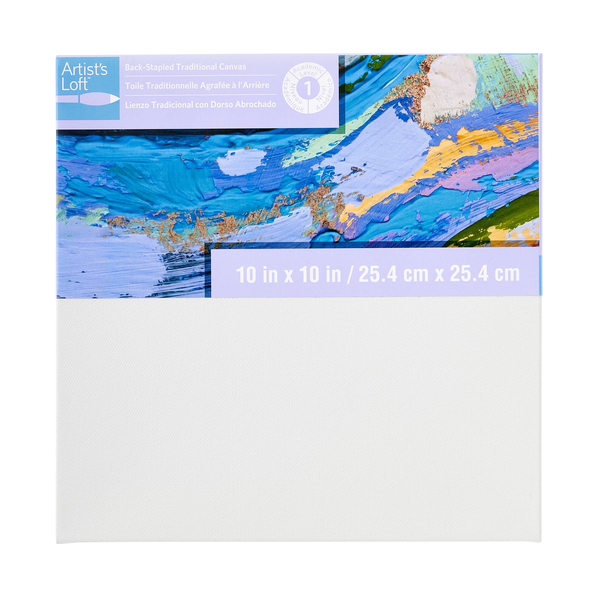 12 Pack: Level 1 Back Stapled Traditional Canvas by Artist's Loft